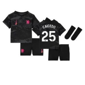 Chelsea Moisés Caicedo 25 Third Trikot Kinder Mini Kit 2024-2025