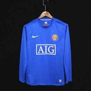 Manchester United Cristiano Ronaldo 7 Retro Langarm Away Trikot 2007-2008