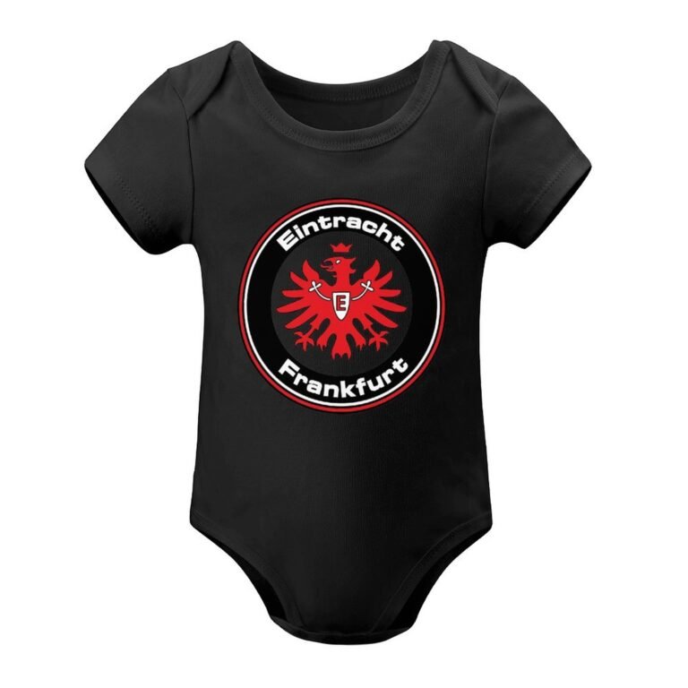 Eintracht Frankfurt Baby Bodysuit Strampler Schlafanzug Mit Kurzen Ärmeln