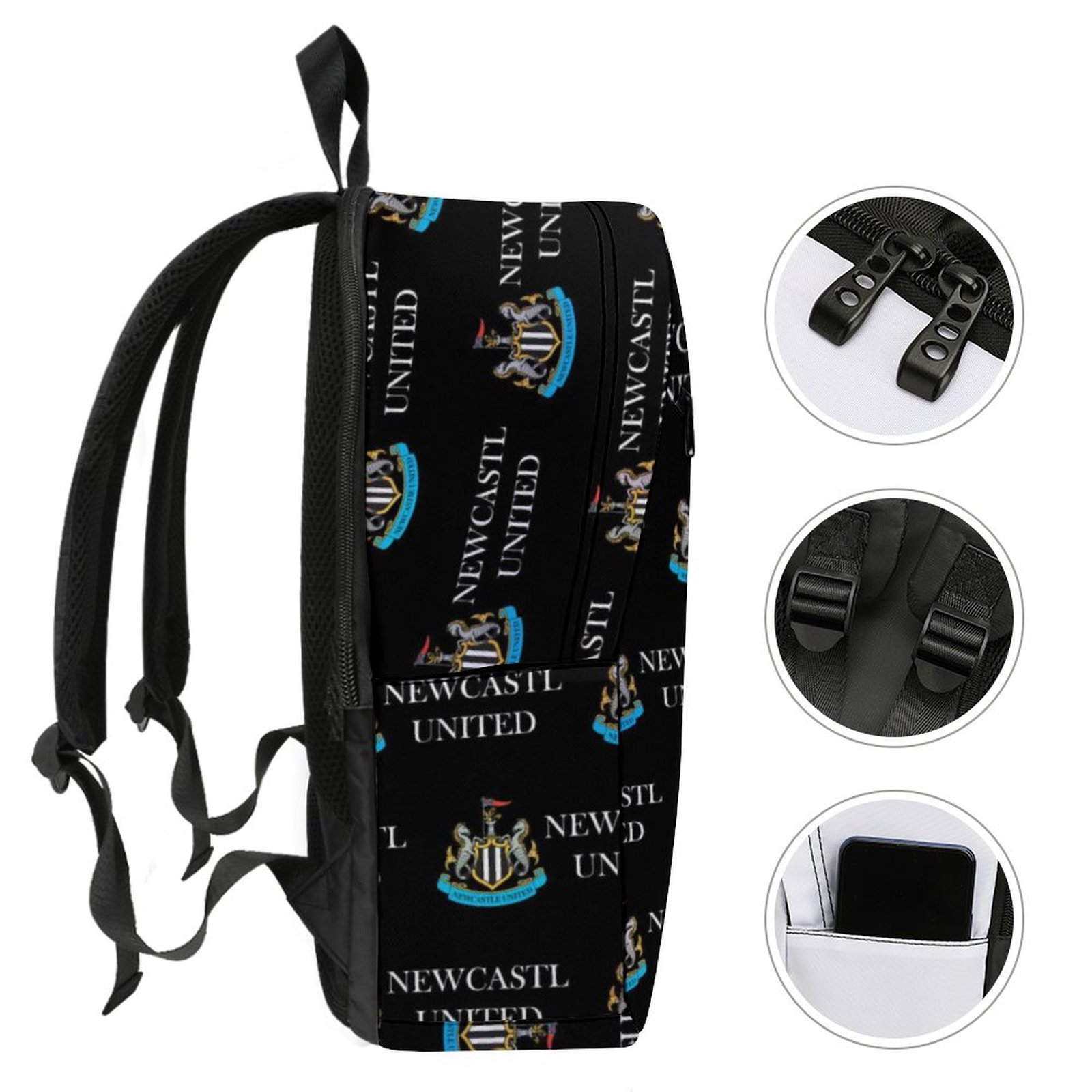 Newcastle United Unisex Backpack Rucksack Outdoor Wanderrucksack Newcastle United Unisex Backpack Rucksack Outdoor Wanderrucksack