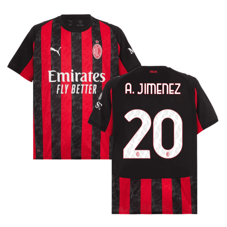 AC Mailand Alex Jiménez 20 Home Trikot 2025-2026