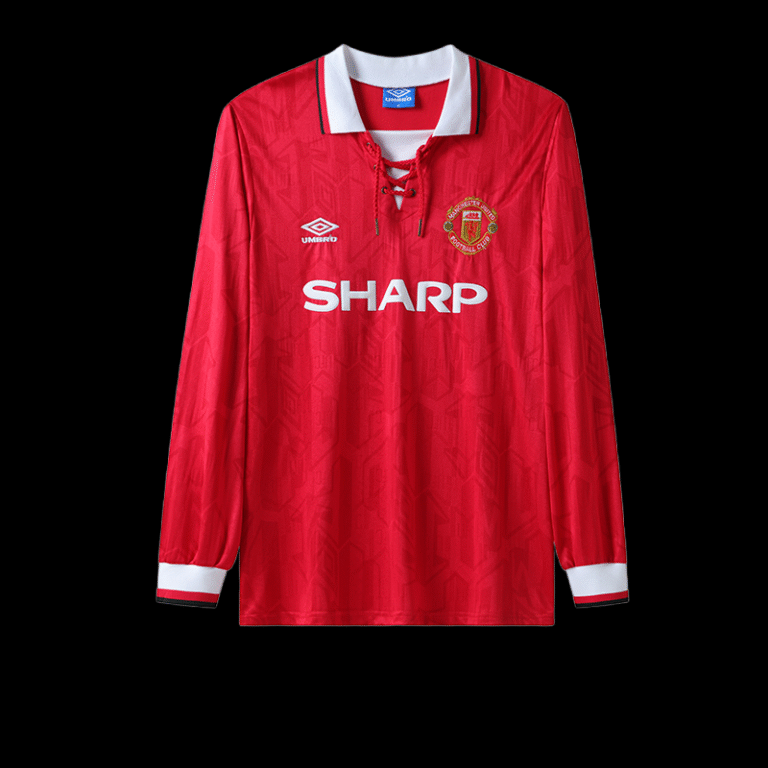 Manchester United Retro Langarm Home Trikot 1992-1994