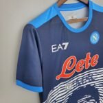 SSC Neapel Maradona Gedenkausgabe Trikot - Blau ( Aufdruck Dein Name )