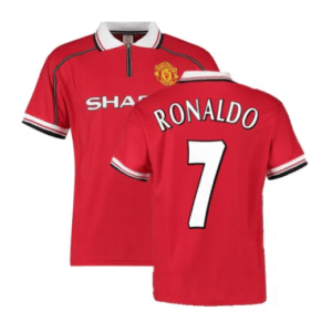 Manchester United Cristiano Ronaldo 7 Retro Home Trikot 1998-1999