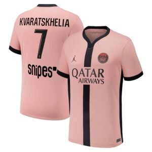 Paris Saint-Germain Khvicha Kvaratskhelia 7 Third Trikot 2024-2025
