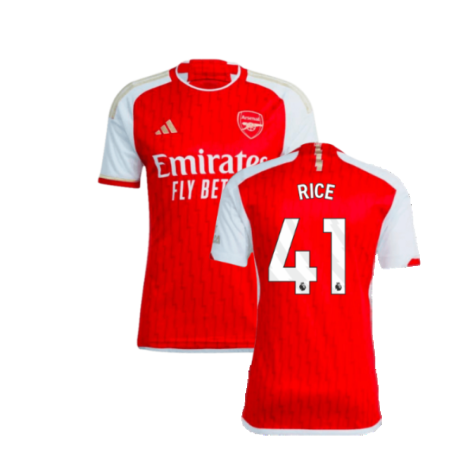 Arsenal Declan Rice 41 Home Trikot 2023-2024