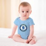 Chelsea FC Baby Bodysuit Strampler Schlafanzug Mit Kurzen Ärmeln