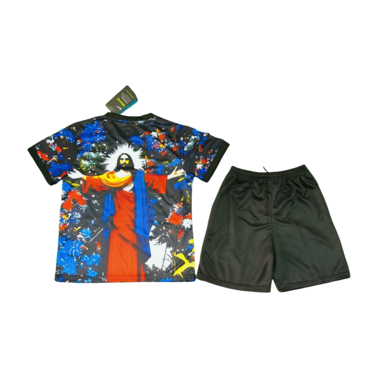 Brasilien Jesus Christus Sondertrikot Kinder Minikit 2025-2026 - Schwarz