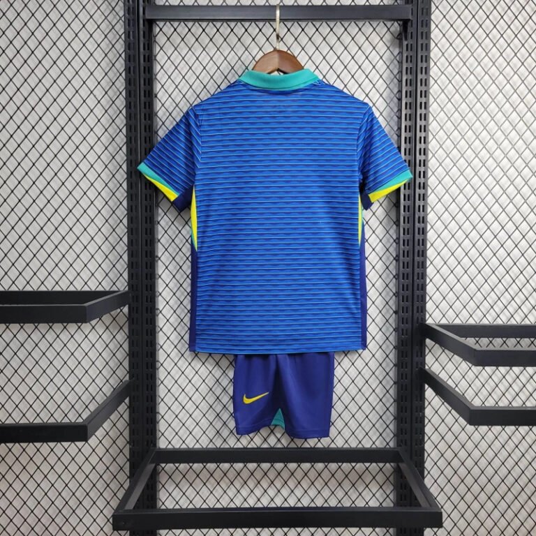 Brasilien Auswärtstrikot Kinder Minikit 2024-2025 - Blau