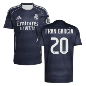 Real Madrid Fran García 20 Away Trikot 2025-2026