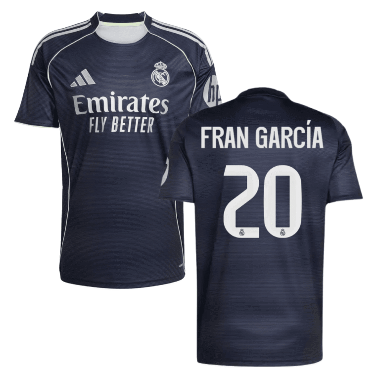 Real Madrid Fran García 20 Away Trikot 2025-2026