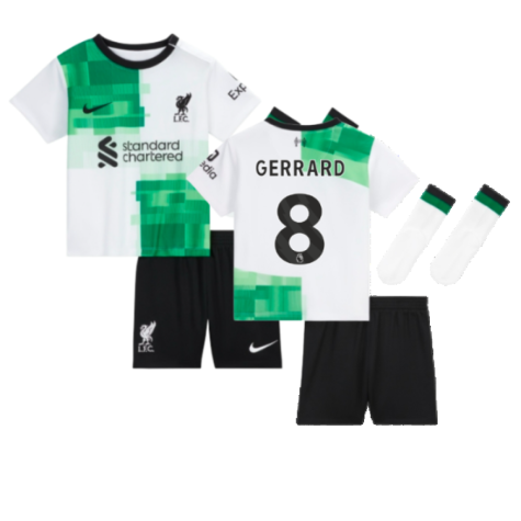 FC Liverpool Steven Gerrard 8 Auswärtstrikot Kinder Minikit 2023-2024 FC Liverpool Steven Gerrard 8 Auswärtstrikot Kinder Minikit 2023-2024