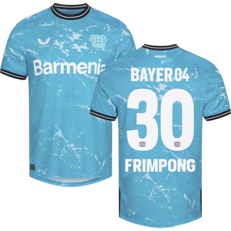 Bayer Leverkusen Jeremie Frimpong 30 Third Trikot 2023-2024