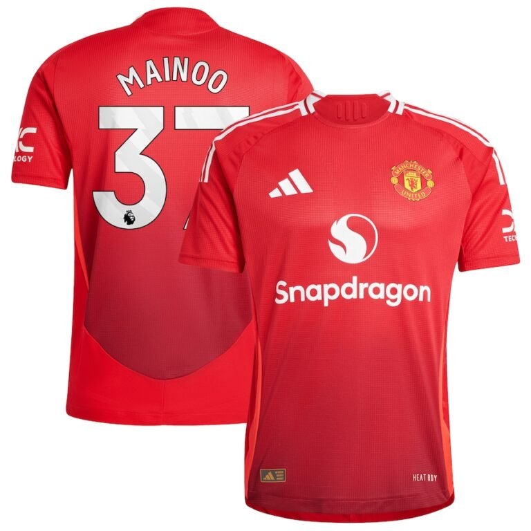 Manchester United Kobbie Mainoo 37 Home Trikot 2024-2025
