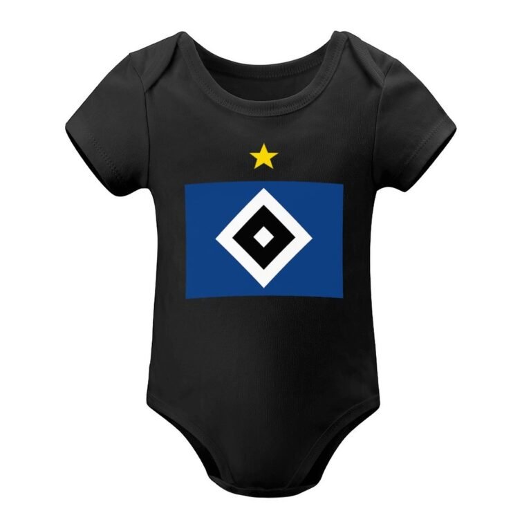 Hamburger SV Baby Bodysuit Strampler Schlafanzug Mit Kurzen Ärmeln