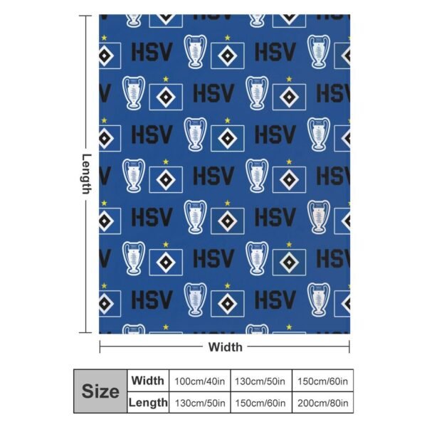 Hamburger SV Decken, Superweiche Decken, Verschiedene Größen Von Decken