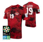 Kanada Adriana Leon 19 Home Trikot WM 2023
