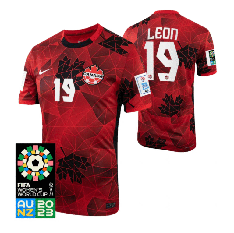Kanada Adriana Leon 19 Home Trikot WM 2023