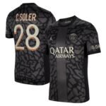 Paris Saint-Germain Carlos Soler 28 Third Trikot 2023-2024