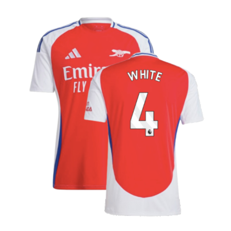 Arsenal Ben White 4 Home Trikot 2024-2025 Arsenal Ben White 4 Home Trikot 2024-2025