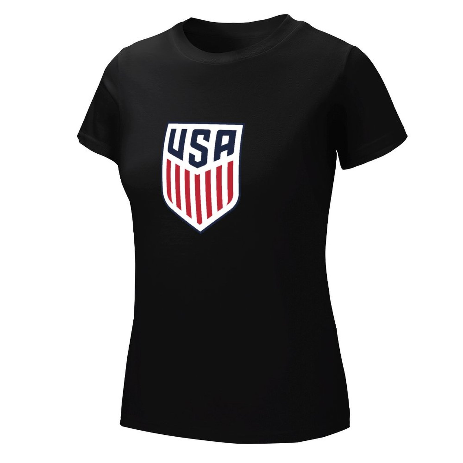 Vereinigten Staaten Damen Kurzarm Rundhals T-Shirt Casual Sommer Tops Vereinigten Staaten Damen Kurzarm Rundhals T-Shirt Casual Sommer Tops