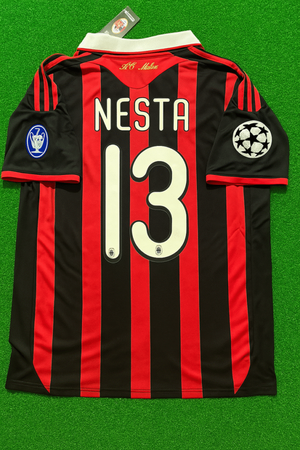 AC Mailand Alessandro Nesta 13 Home Retro Trikot 2009-2010