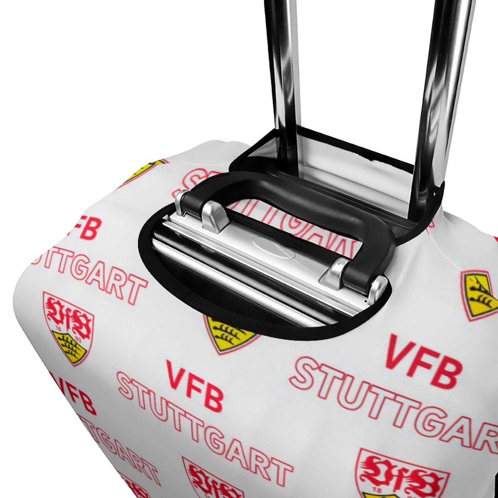 VfB Stuttgart Gepäckschutz Elastisches Design Staubdicht Und Anti-Kratz-Gepäckhülle VfB Stuttgart Gepäckschutz Elastisches Design Staubdicht Und Anti-Kratz-Gepäckhülle