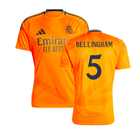 Real Madrid Jude Bellingham 5 Away Trikot 2024-2025 Real Madrid Jude Bellingham 5 Away Trikot 2024-2025