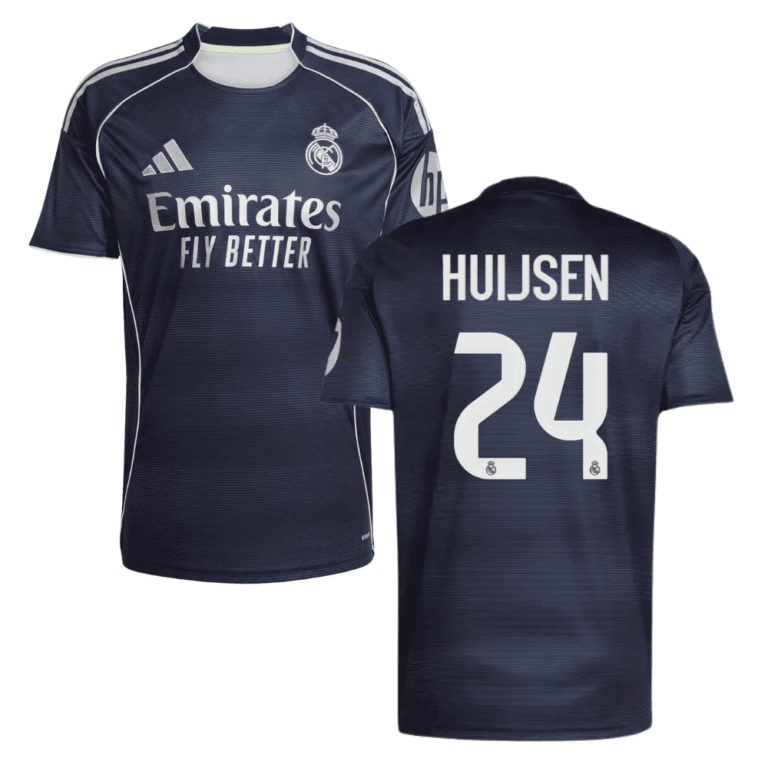 Real Madrid Dean Huijsen 24 Away Trikot 2025-2026