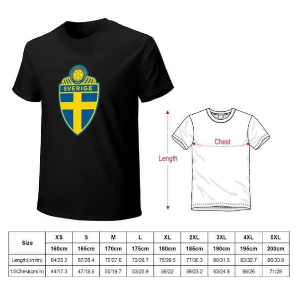 Schweden Stretch Slim Cneck Gildan Tee T-Shirt Herren