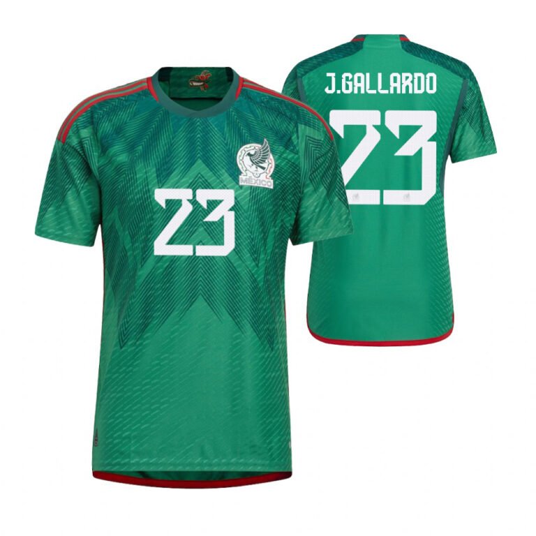 Mexico Jesus Gallardo 23 Home Trikot WM 2022
