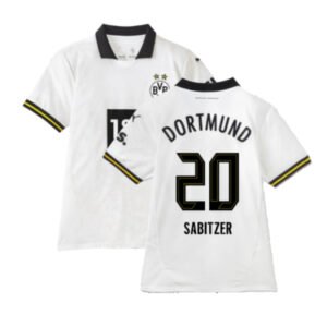 Borussia Dortmund Marcel Sabitzer 20 Third UCL Trikot 2024-2025