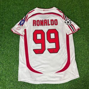 AC Mailand Ronaldo 99 Retro Away Trikot 2006-2007