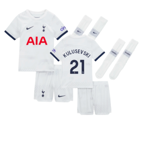 Tottenham Hotspur Dejan Kulusevski 21 Heimtrikot Kinder 2023-2024