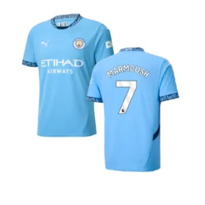 Manchester City Omar Marmoush 7 Home Trikot 2024-2025