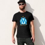 Olympique De Marseille Core Stretch Slim Cneck Gildan Tee T-Shirt Herren