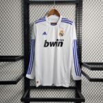 Real Madrid Retro Langarm Home Trikot 2010-2011 - Weiß