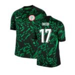 Nigeria Alex Iwobi 17 Away Trikot 2024-2025