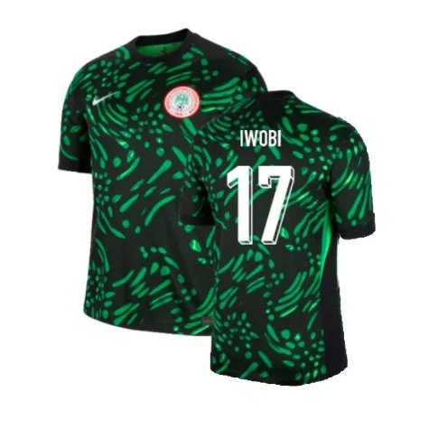 Nigeria Alex Iwobi 17 Away Trikot 2024-2025