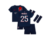 PSG Nuno Mendes 25 Heimtrikot Kinder Mini Kit 2023-2024
