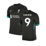 FC Liverpool Darwin Núñez 9 Away Trikot 2024-2025