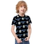 Inter Mailand Jungen Mädchen Kurzarm 3D-Druck T-Shirt Rundhals-Sommerhemd Tops