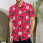 Ajax Kurzärmelige Herrenhemden, Passform Sommer Kurzarm Casual Button-Down Hemden