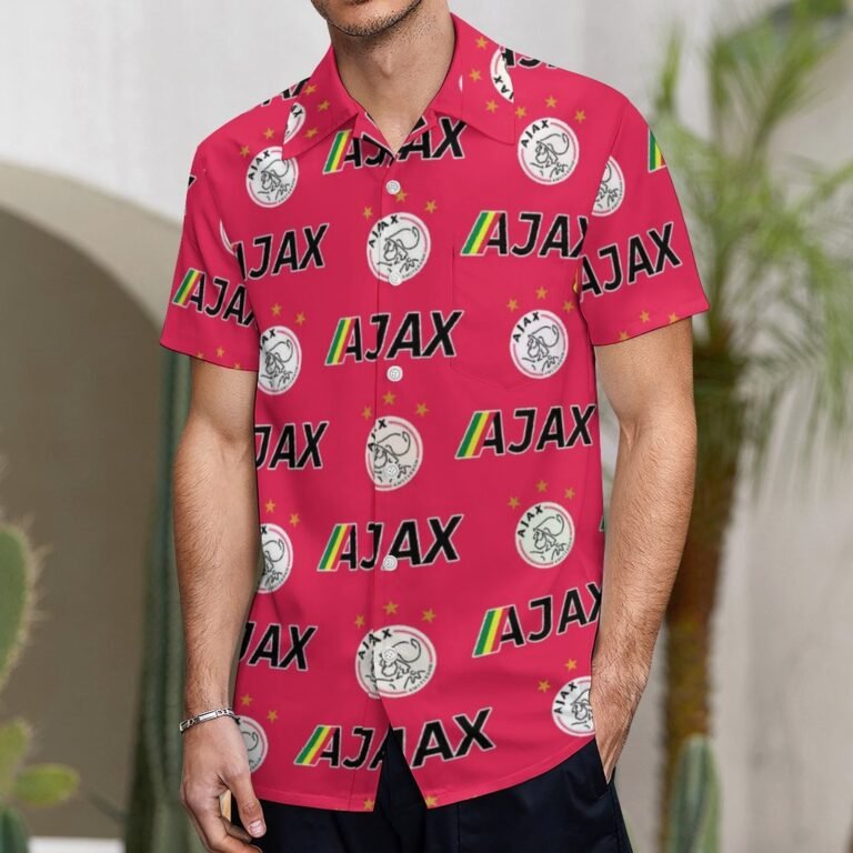 Ajax Kurzärmelige Herrenhemden, Passform Sommer Kurzarm Casual Button-Down Hemden