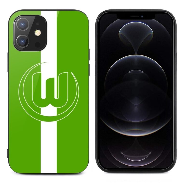 VfL Wolfsburg Stoßfest Glaskasten Handyhüllen & Cover Für IPhone 12
