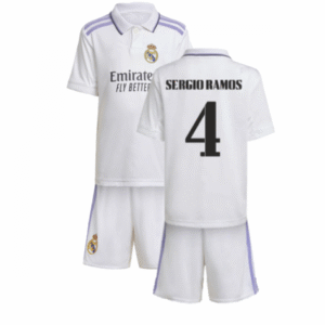 Real Madrid Sergio Ramos 4 Heimtrikot Kinder Mini Kit 2022-2023