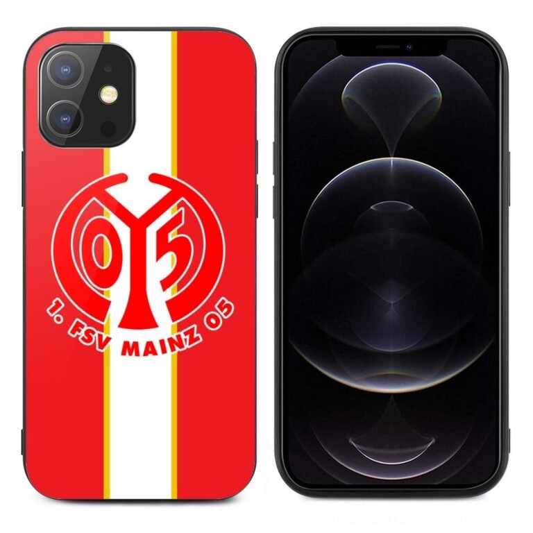 Mainz 05 Stoßfest Glaskasten Handyhüllen & Cover Für IPhone 12