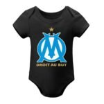 Olympique De Marseille Baby Bodysuit Strampler Schlafanzug Mit Kurzen Ärmeln