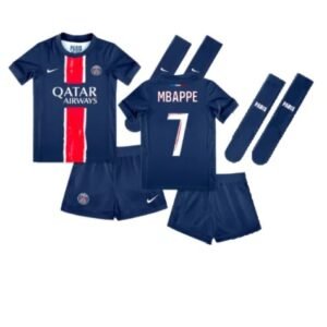 PSG Kylian Mbappe 7 Heimtrikot Kinder Mini Kit 2024-2025