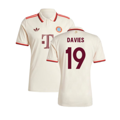 FC Bayern München Alphonso Davies 19 Third Trikot 2024-2025
